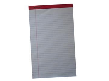 LIBRETA PADS LEGAL BLANCO