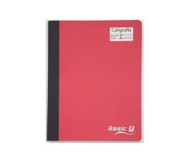 LIBRETA CALIGRAFIA 200 PAG. GRANDE SECOND COLORES BASIC-U