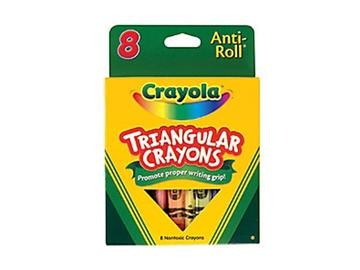 CRAYOLA JUMBO X 8 TRIANGULAR CRAYOLA