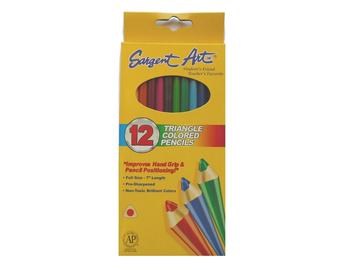 LAPIZ DE PINTAR X 12 LARGO B/P TRIANGULAR SARGENT