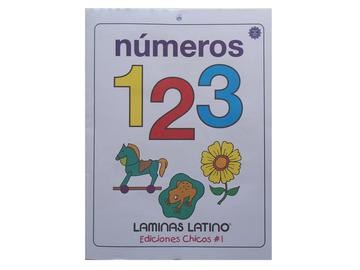 LAMINAS LATINO CHICOS # 1 NUMEROS